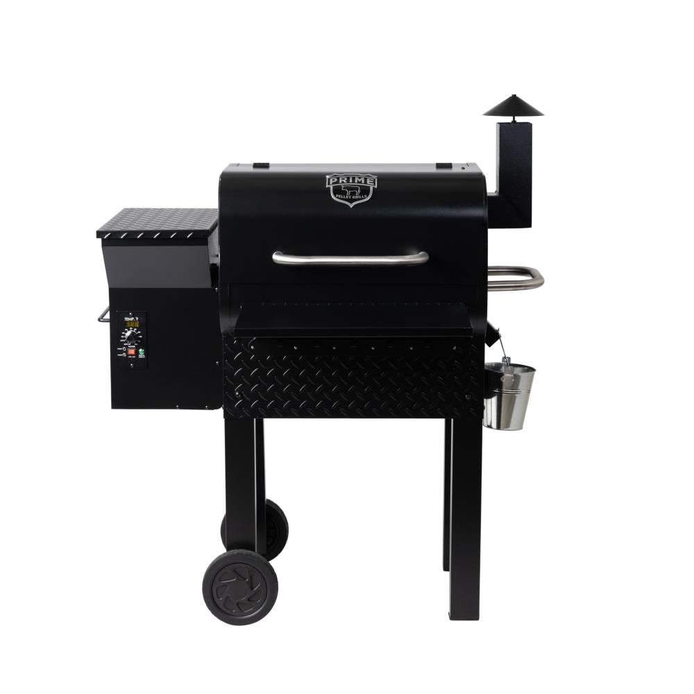 Prime Pellet Grills KC king 600-Sq in Black Pellet Grill