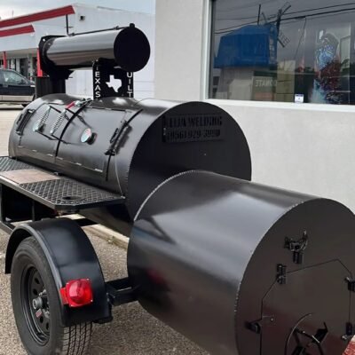 Custom-Built BBQ Smoker Trailer