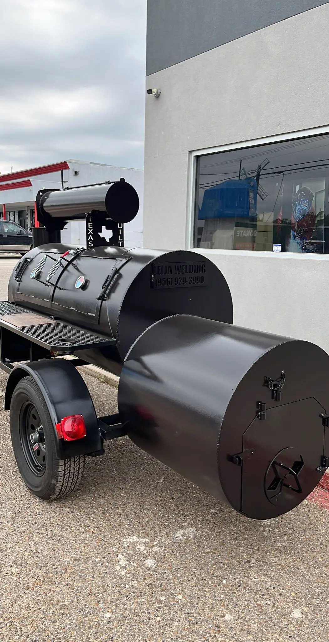 Custom-Built BBQ Smoker Trailer