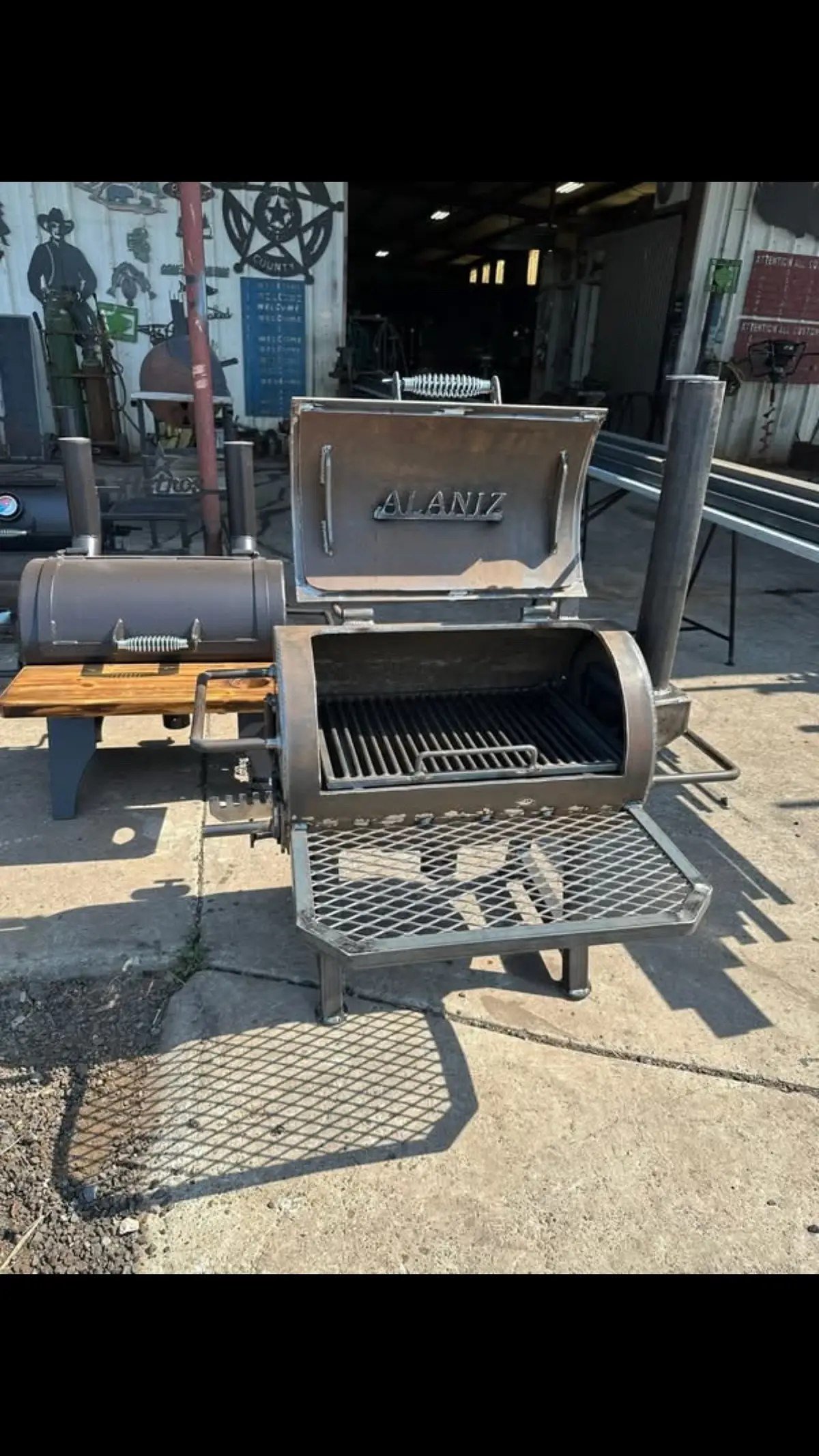 Custom Mini Smoker Grill - Image 7