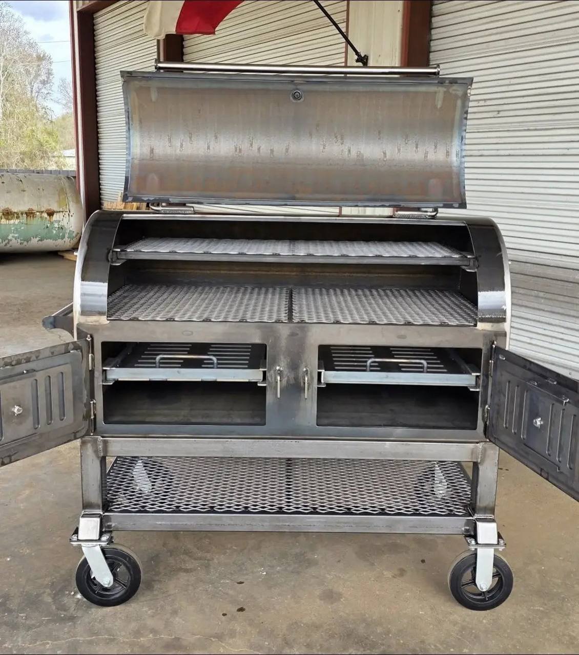 26x57 Backyard Smoker - Image 2