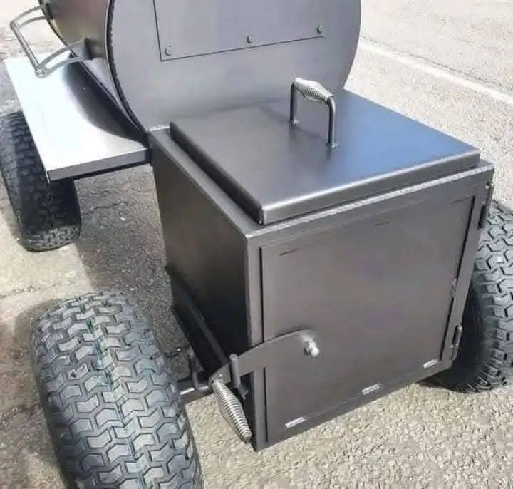 60 Gallon Smoker on Off-Road Tires - Image 3