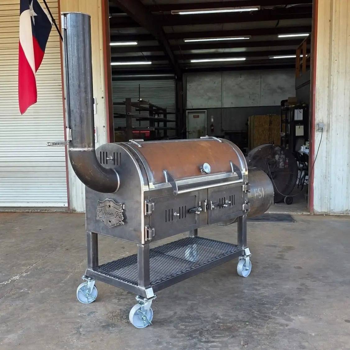 Combo Direct Heat Cooker & Offset Smoker