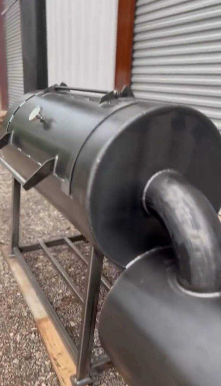 MM Offset Smoker on Cart - Image 2
