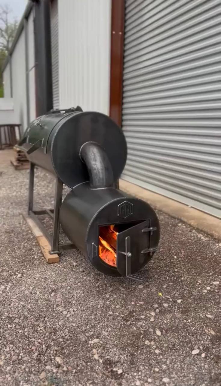 MM Offset Smoker on Cart - Image 5