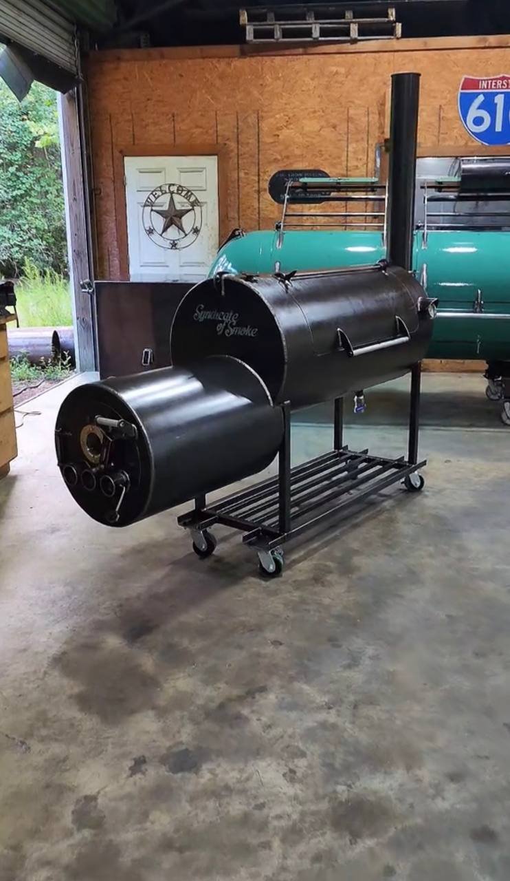 Offset Smoker on Casters - Image 7