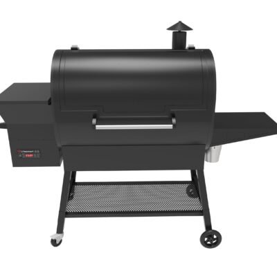 Lifesmart Pellet Grill 2000-Sq. Inches Black Pellet Grill