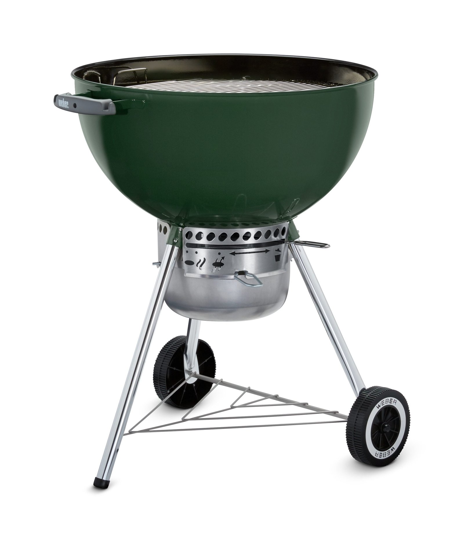 Weber Original Kettle 22-in W Green Kettle Charcoal Grill - Image 3