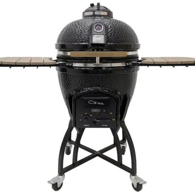 Vision Grills C-Series 22-in W Black Kamado Charcoal Grill