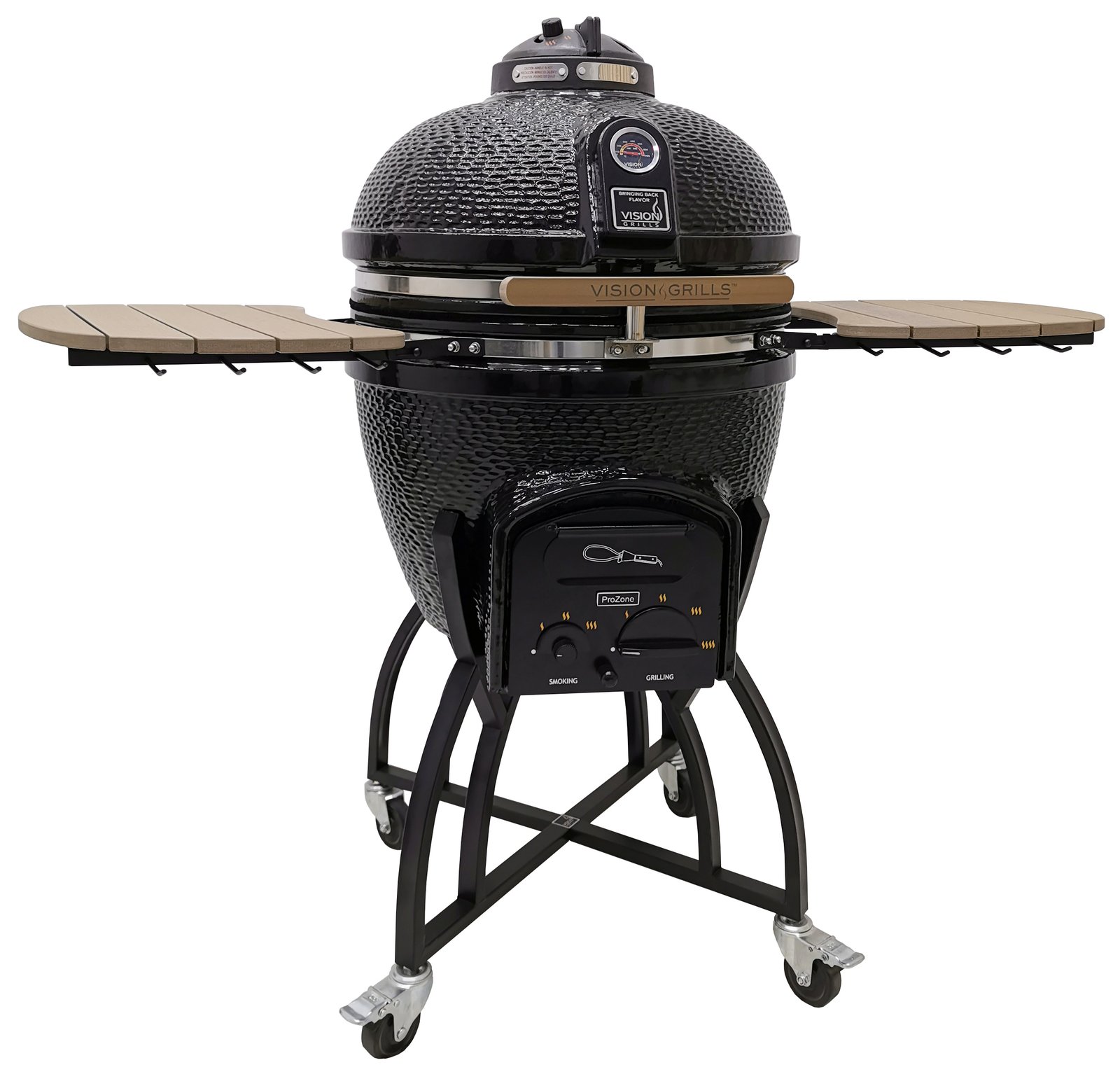 Vision Grills C-Series 22-in W Black Kamado Charcoal Grill - Image 3