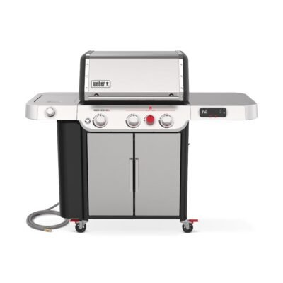 Weber Genesis SX-335 Stainless Steel 3 -Burner Natural Gas Grill 1 -Side Burner