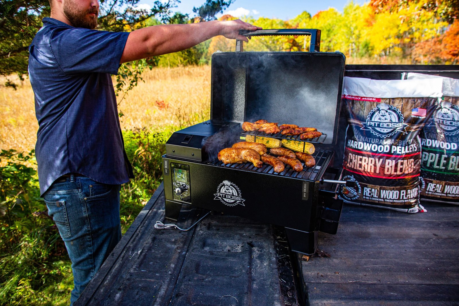 Pit Boss Pro Series 256-Sq. in Black Portable Wood pellet Grill - Image 3