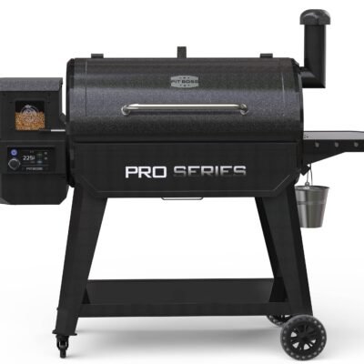 Pit Boss Pro Series V3 1150-Sq. in Grey Pellet Grill with Smart Compatibility