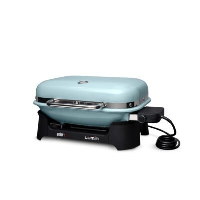 Weber Lumin Full Size 1560 -Watt Light Blue Electric Grill