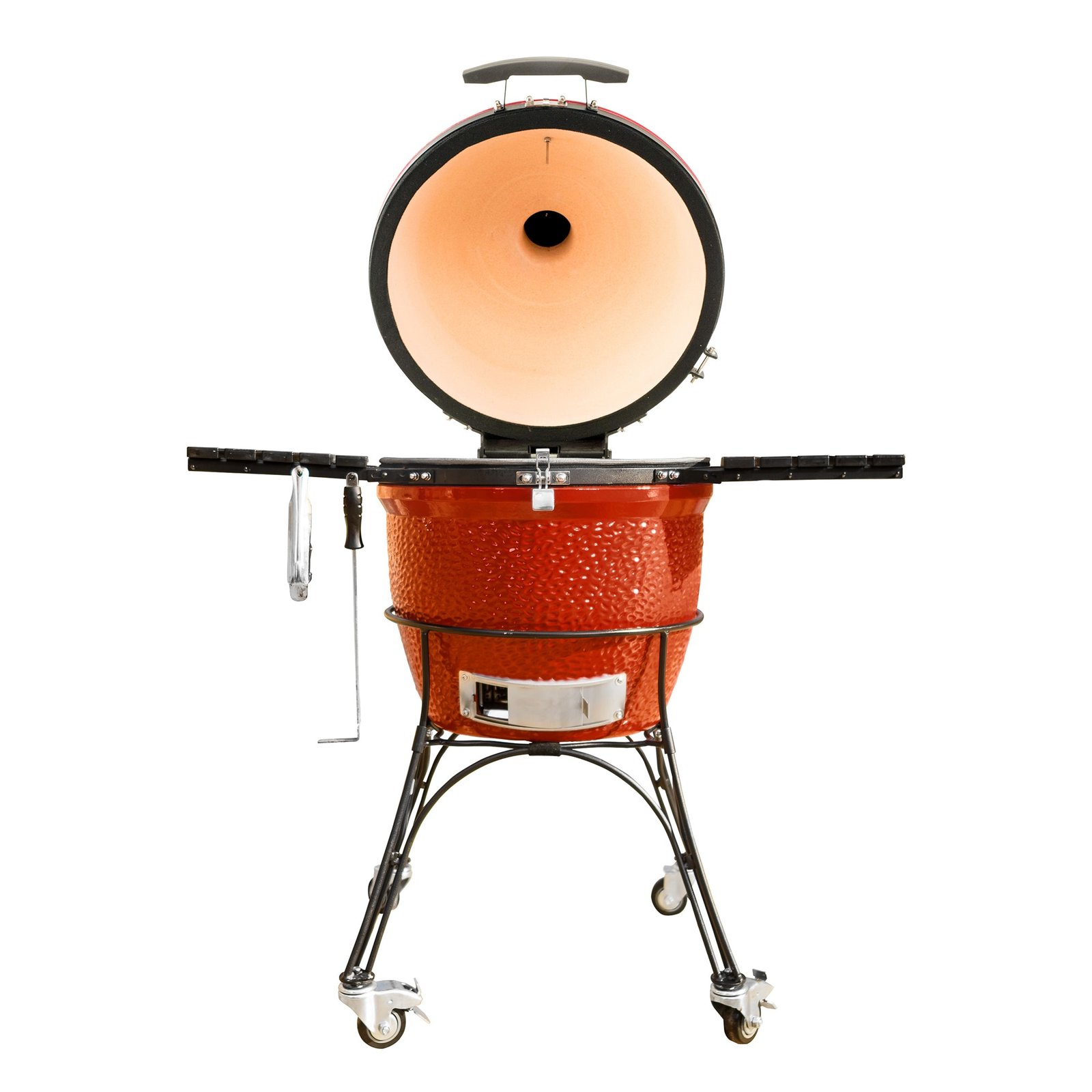 Kamado Joe Classic Joe II 18-in W Blaze Red Kamado Charcoal Grill - Image 2
