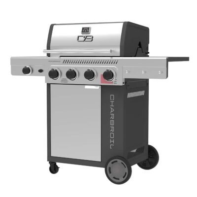 Charbroil Flavormax Performance Series Gray 4 -Burner Liquid Propane Gas Grill 1 -Side Burner