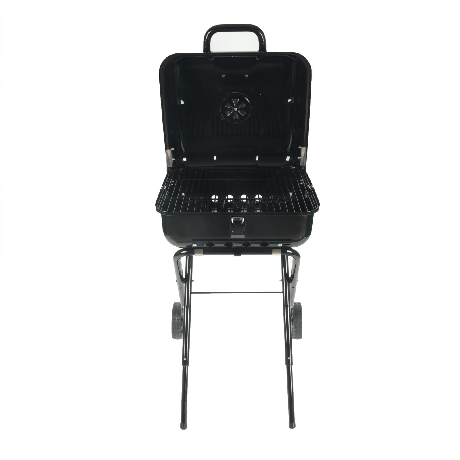 Master Forge Small 340-Sq. in Black Portable Charcoal Grill - Image 5