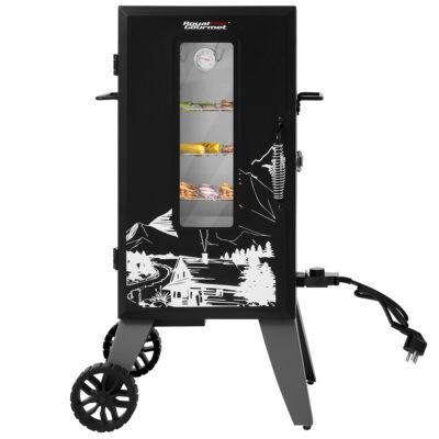 Royal Gourmet 28-Inch Analog Electric Smoker with 3 Racks 454-Sq. in Black Electric Smoker