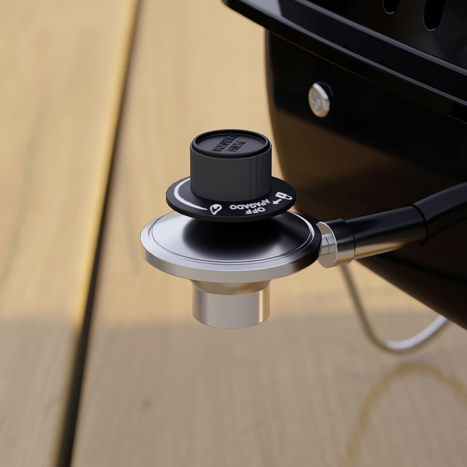 Master Forge Small 177-Sq. in Black Portable Liquid propane Grill - Image 2