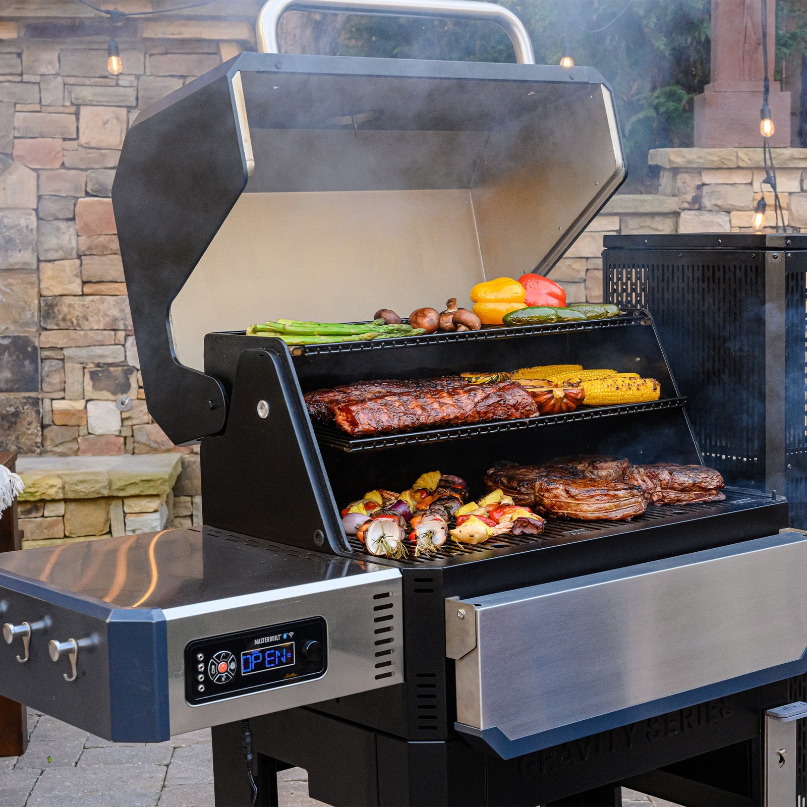 Masterbuilt Gravity Series 28-in W Black Charcoal Grill - Image 5