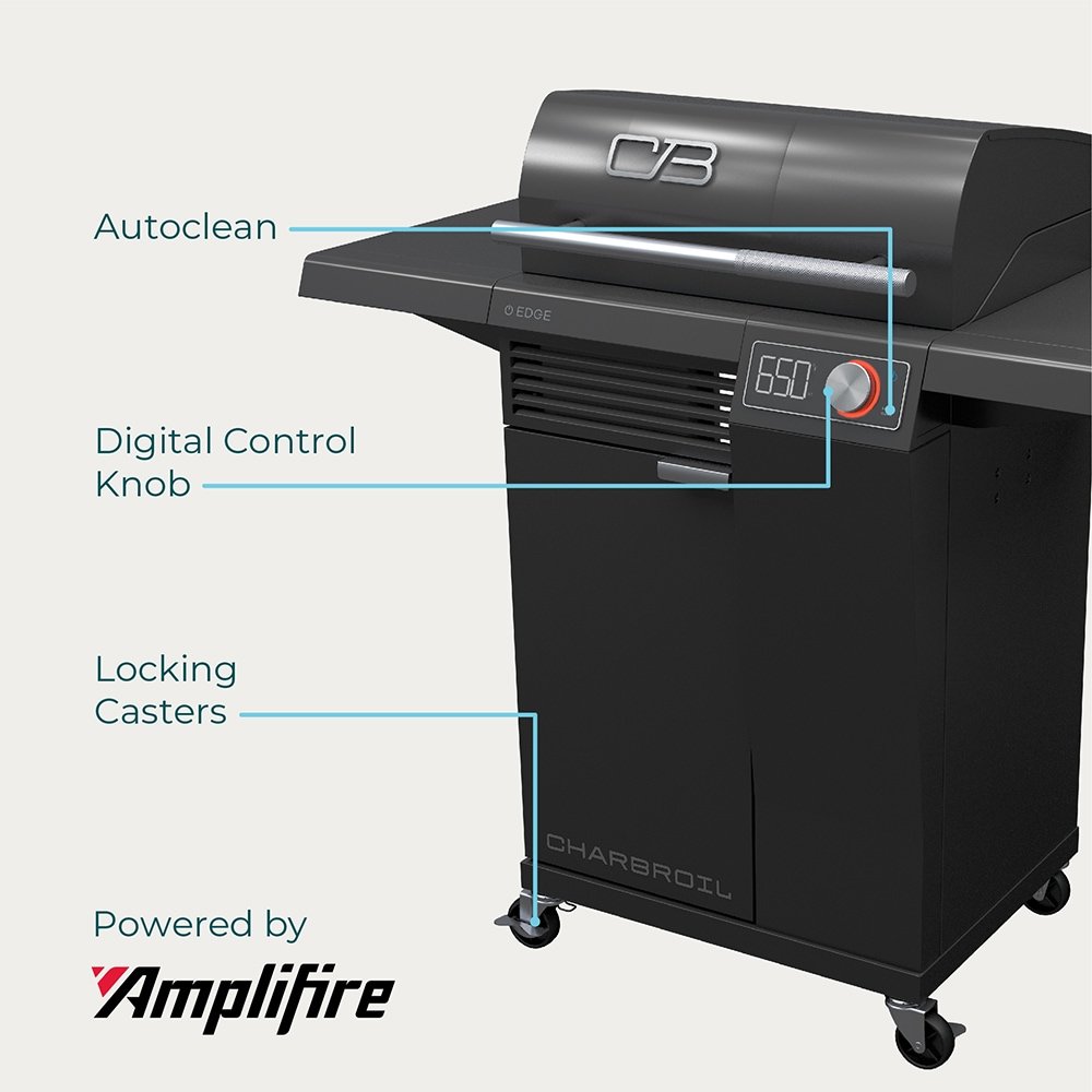 Charbroil Edge 1750 -Watt Black Electric Grill - Image 5