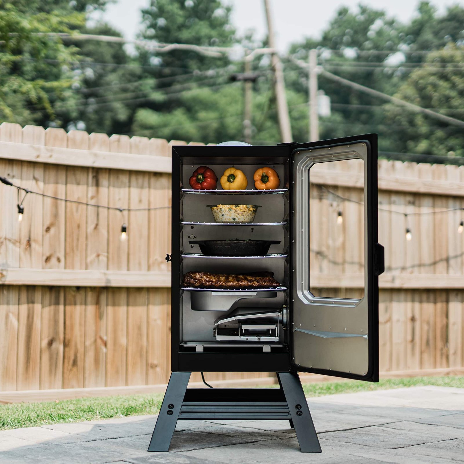 Masterbuilt Electric Smoker 710-Sq. in Black Electric Smoker - Image 3