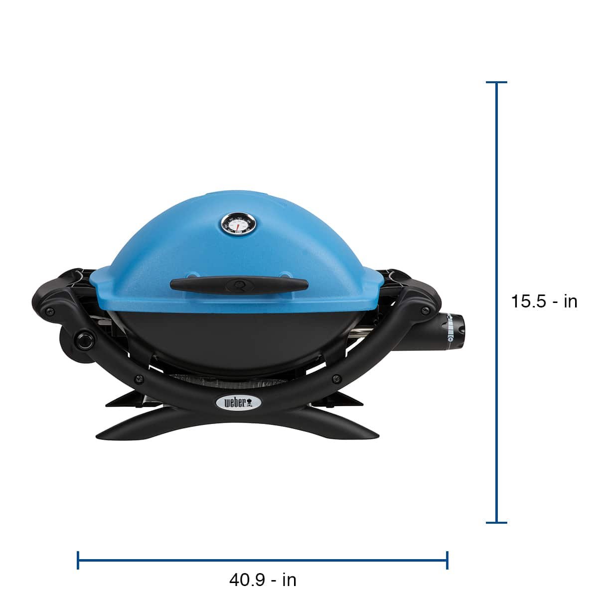 Weber Q 1200 189-Sq. in Red Portable Liquid propane Grill - Image 2
